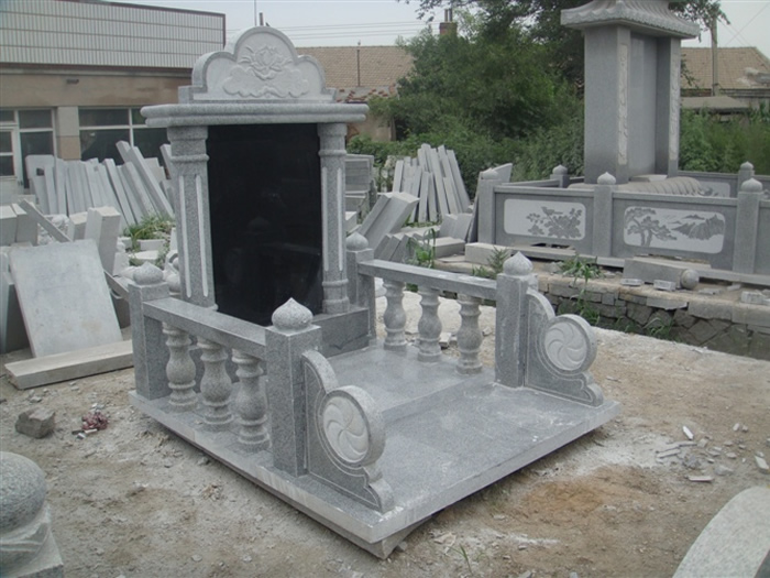 石雕墓碑施工